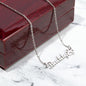 Name Necklace Paw Print