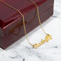 Name Necklace Paw Print
