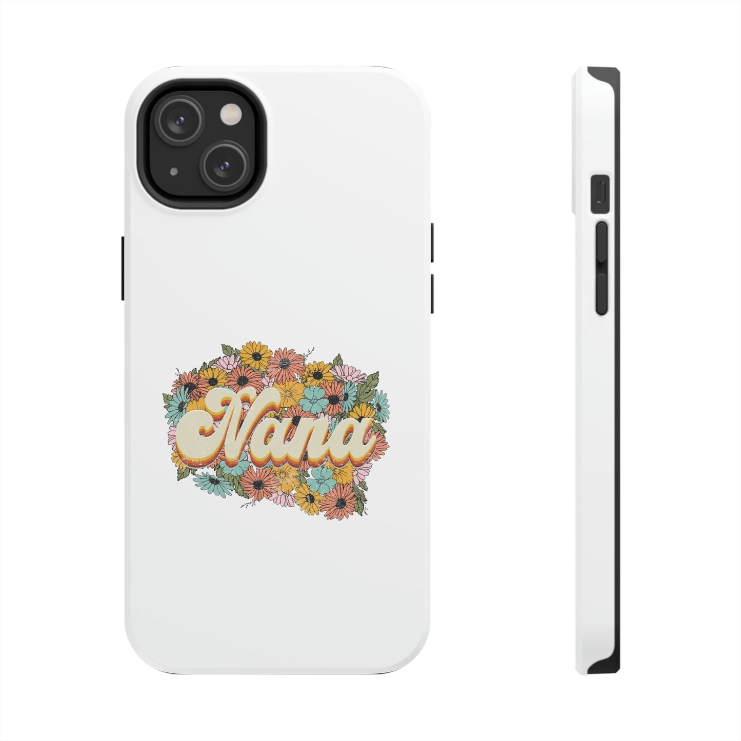 Retro Nana Flowered Tough Phone Cases, Case-Mate, Mother's Day, Mother's Day gift, Birthday gift, Nana gift