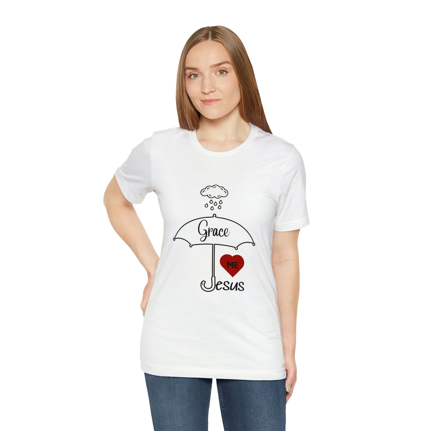 Grace Covers Me Women's Unisex Jersey Short Sleeve Tee Sizes S- 2XL