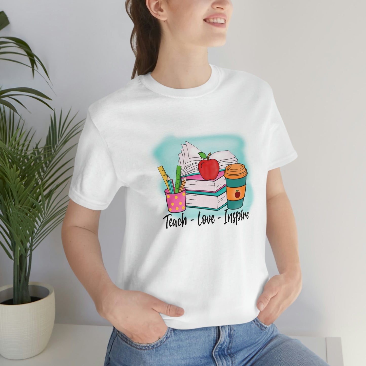 Teach Love Inspire Unisex Jersey Short Sleeve Tee