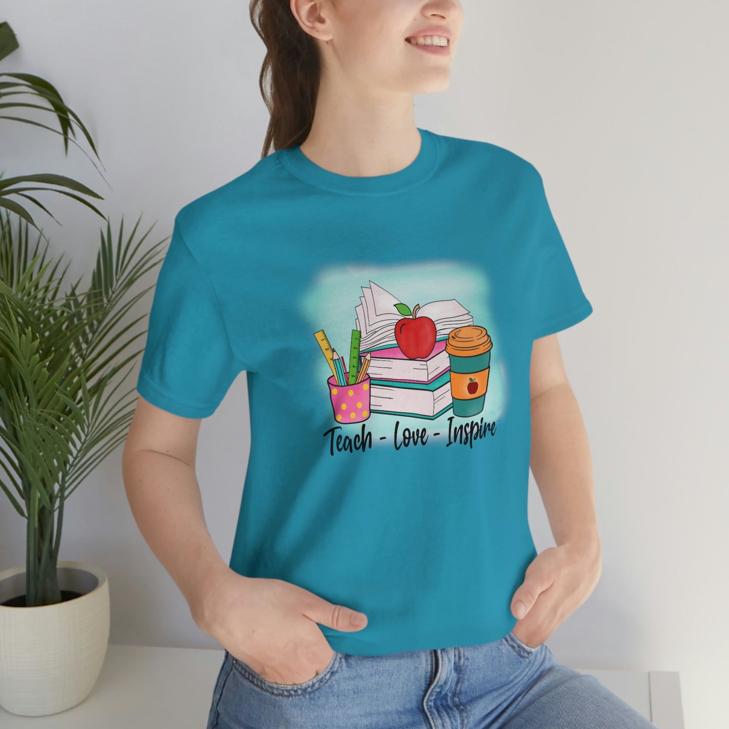 Teach Love Inspire Unisex Jersey Short Sleeve Tee