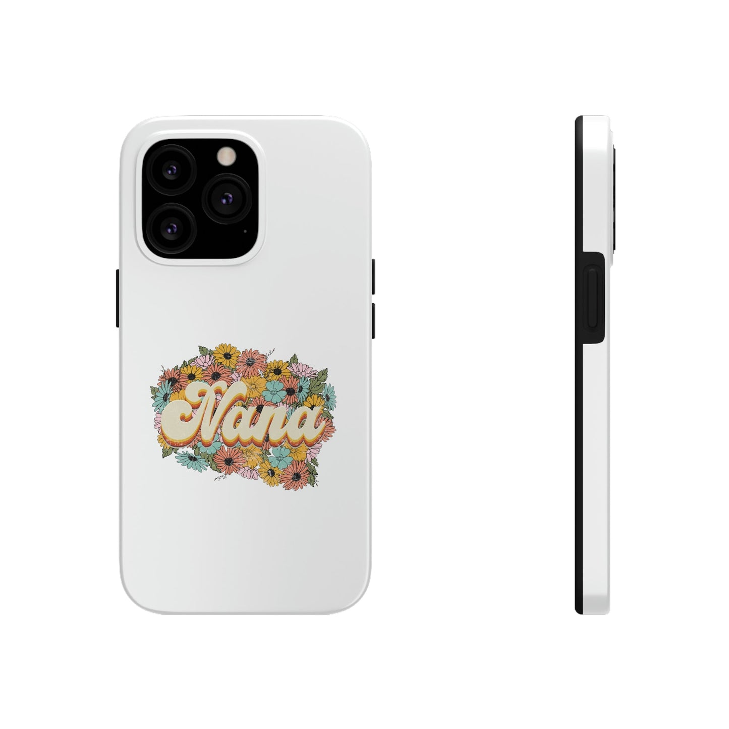Retro Nana Flowered Tough Phone Cases, Case-Mate, Mother's Day, Mother's Day gift, Birthday gift, Nana gift