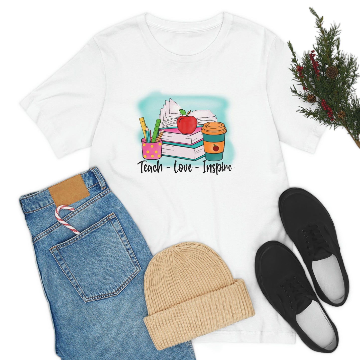 Teach Love Inspire Unisex Jersey Short Sleeve Tee