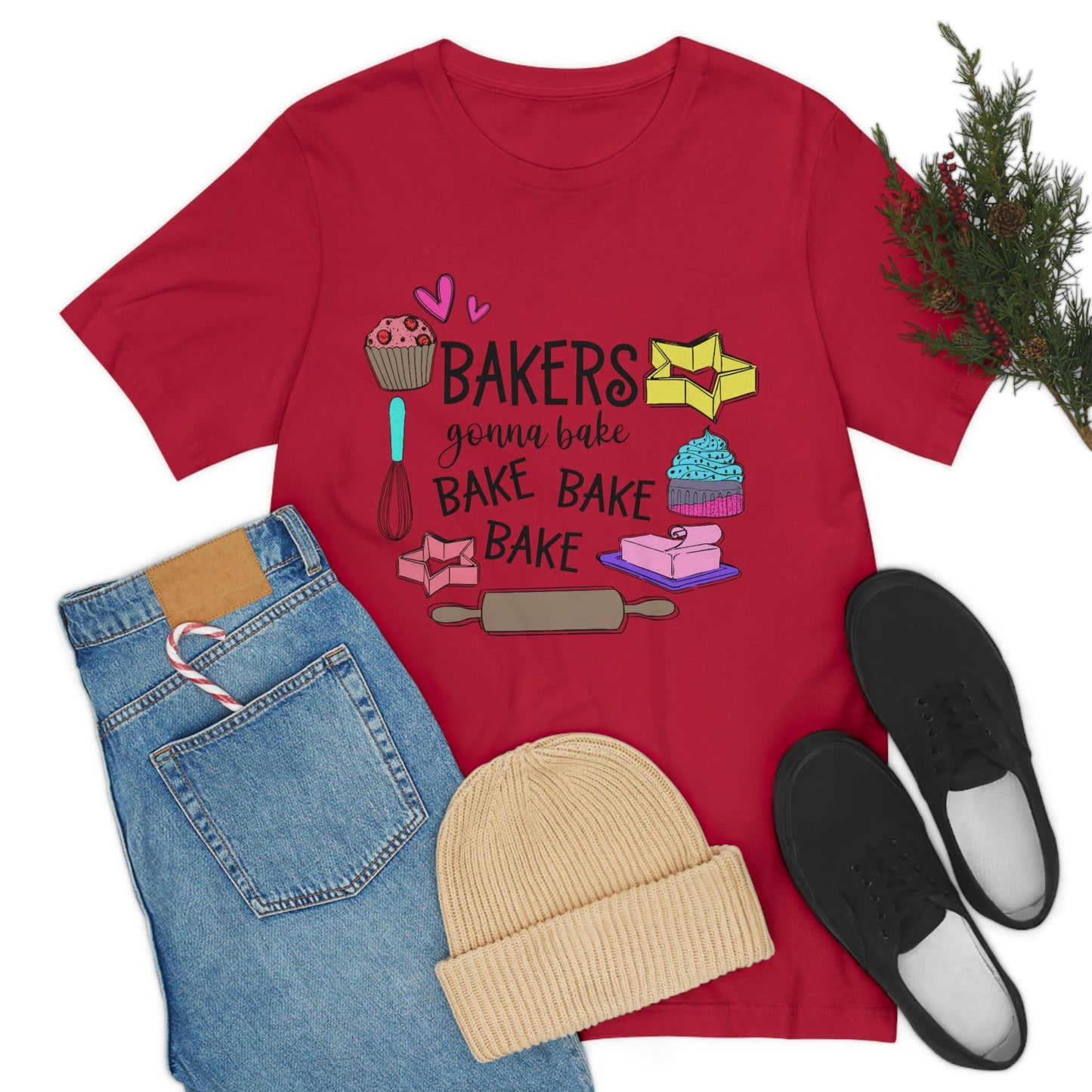 Bakers Gonna Bake, Bake, Bake Jersey Short Sleeve Tee