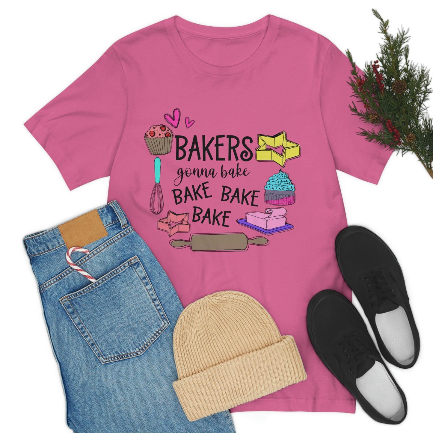 Bakers Gonna Bake, Bake, Bake Jersey Short Sleeve Tee