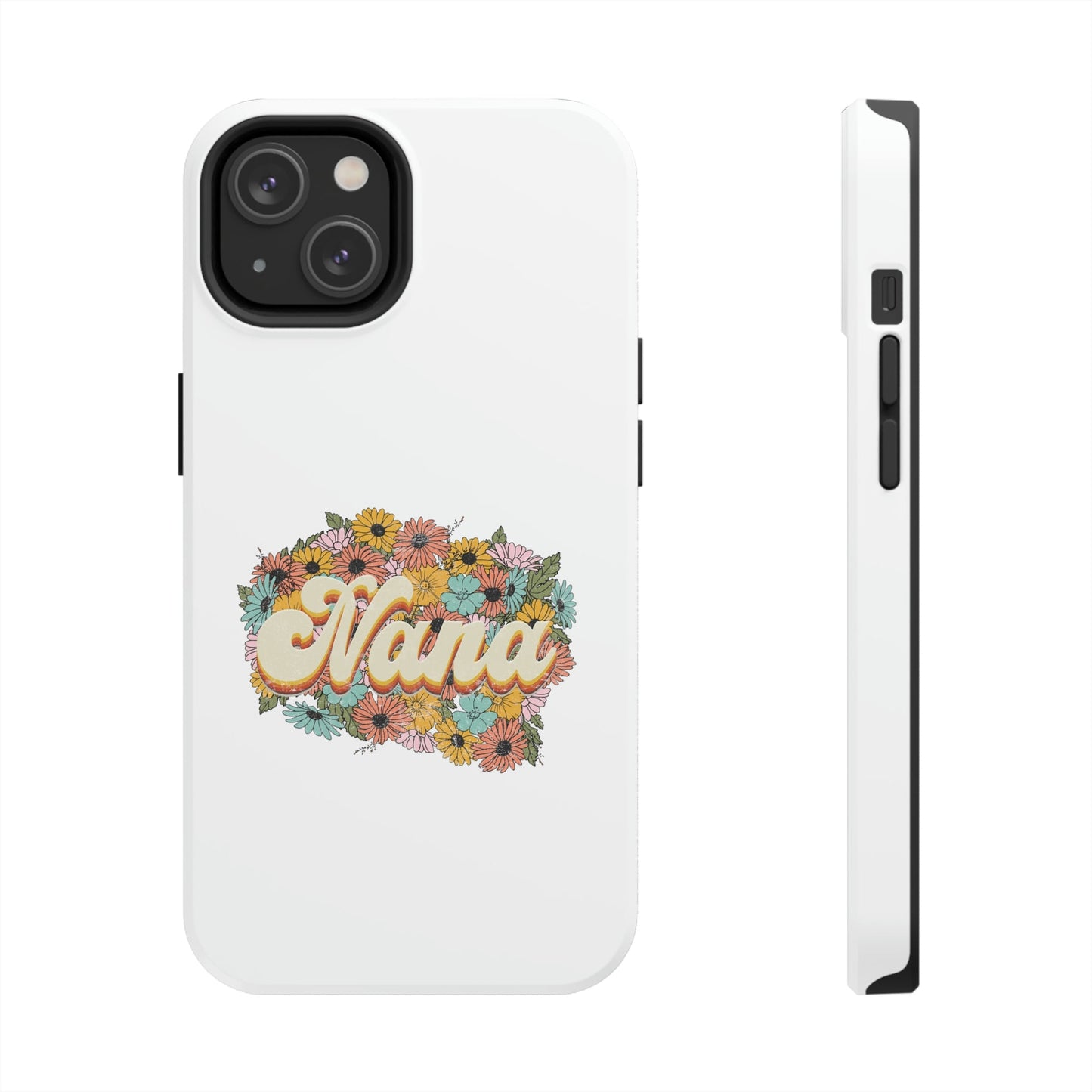 Retro Nana Flowered Tough Phone Cases, Case-Mate, Mother's Day, Mother's Day gift, Birthday gift, Nana gift