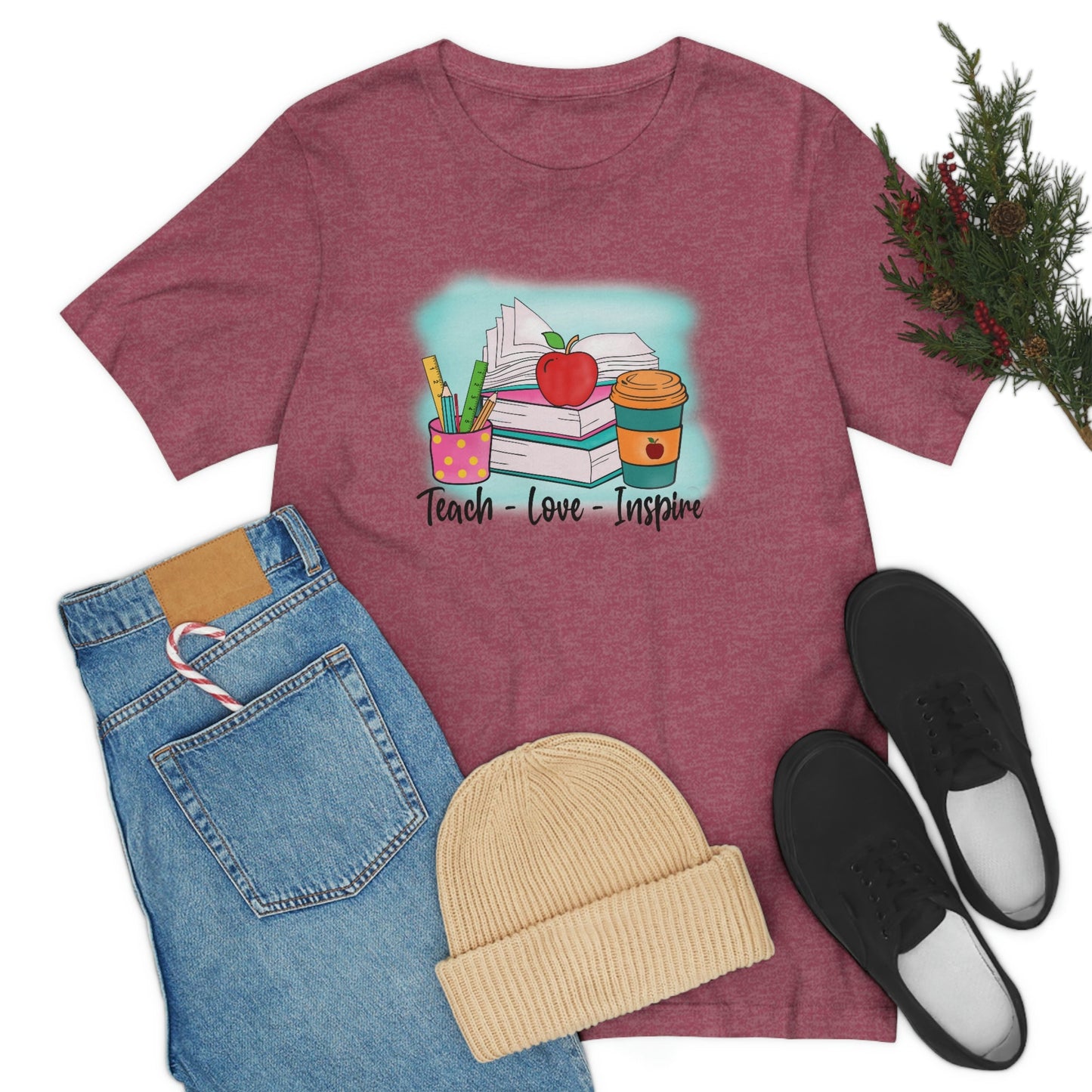 Teach Love Inspire Unisex Jersey Short Sleeve Tee