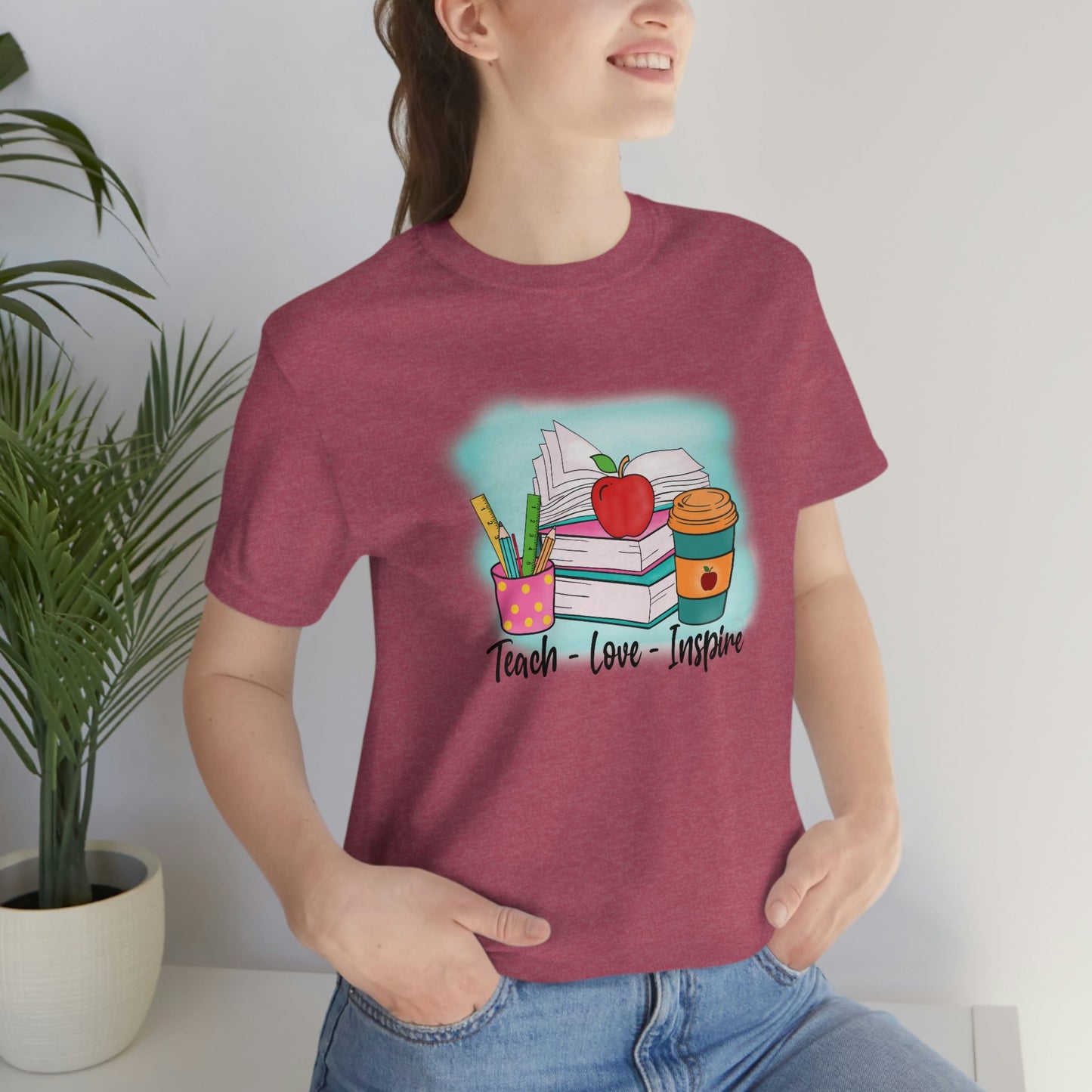 Teach Love Inspire Unisex Jersey Short Sleeve Tee