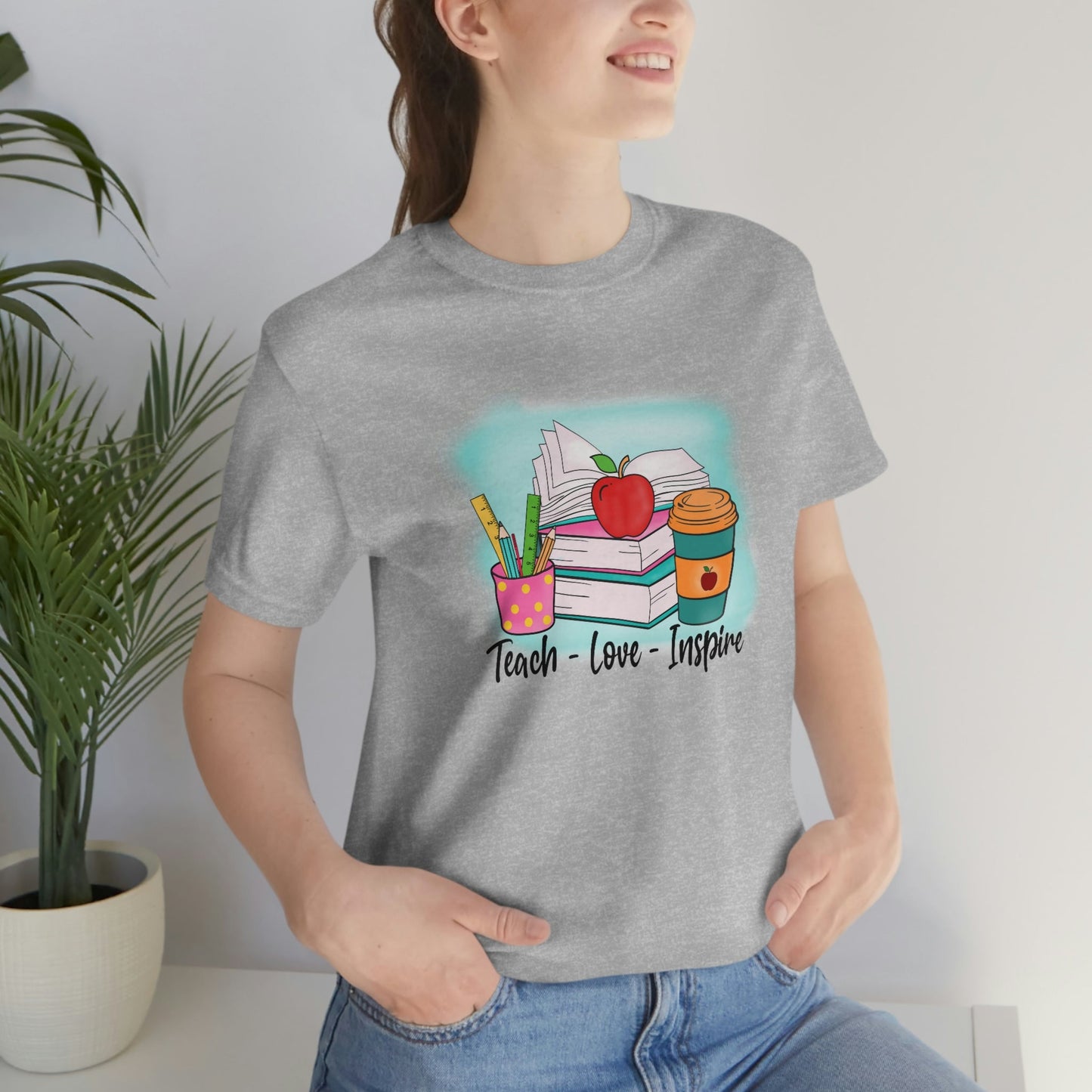Teach Love Inspire Unisex Jersey Short Sleeve Tee