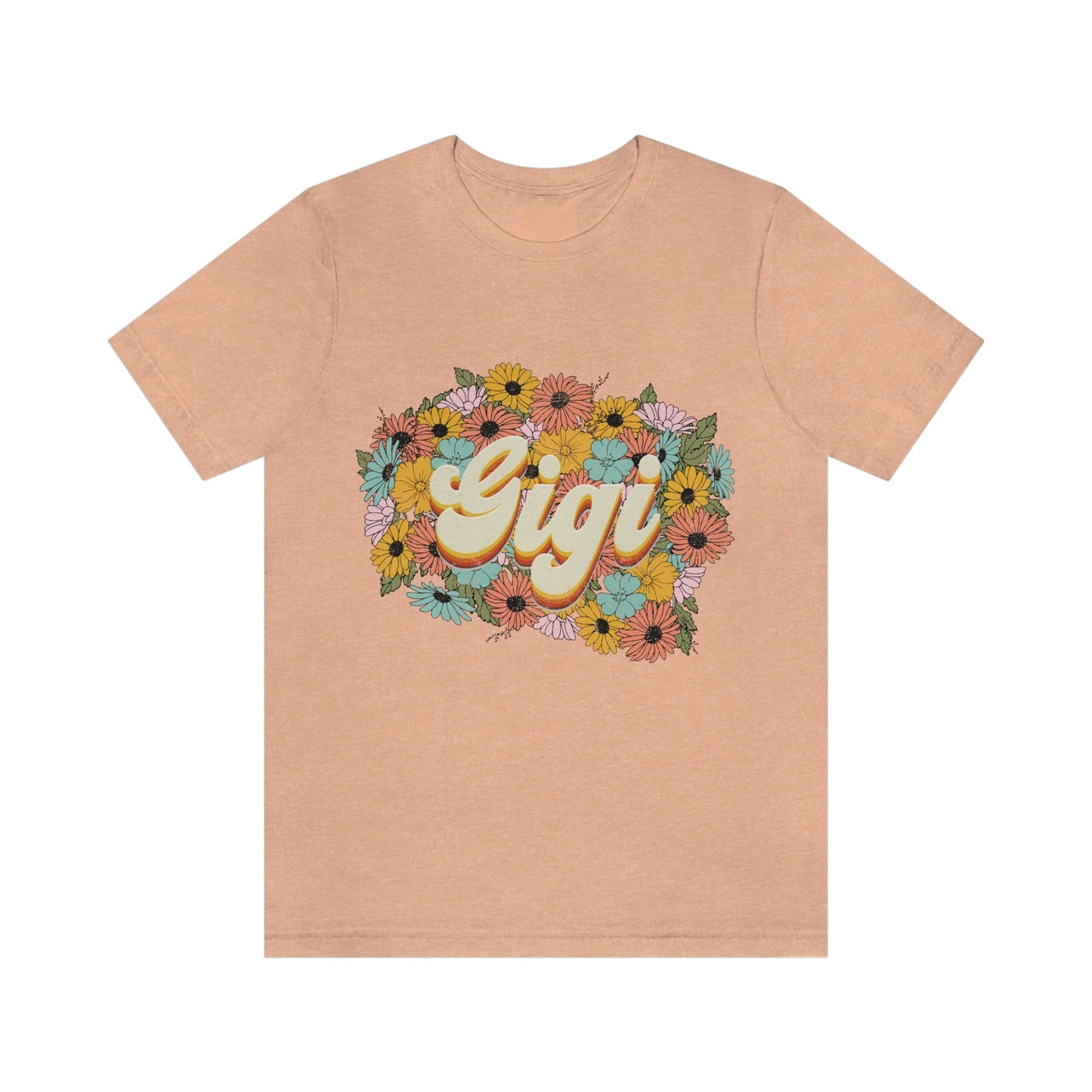 Vintage Gigi Jersey Sunflower Short Sleeve Tee, Gigi Shirt, Grandma Gift, Gigi Gifts, Gigi Birthday, Mother's Day Shirt, Mother's Day shirt