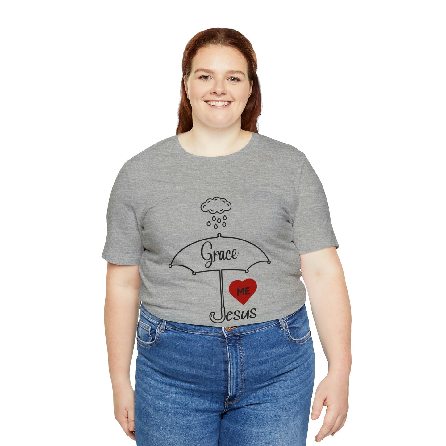 Grace Covers Me Women's Unisex Jersey Short Sleeve Tee Sizes S- 2XL