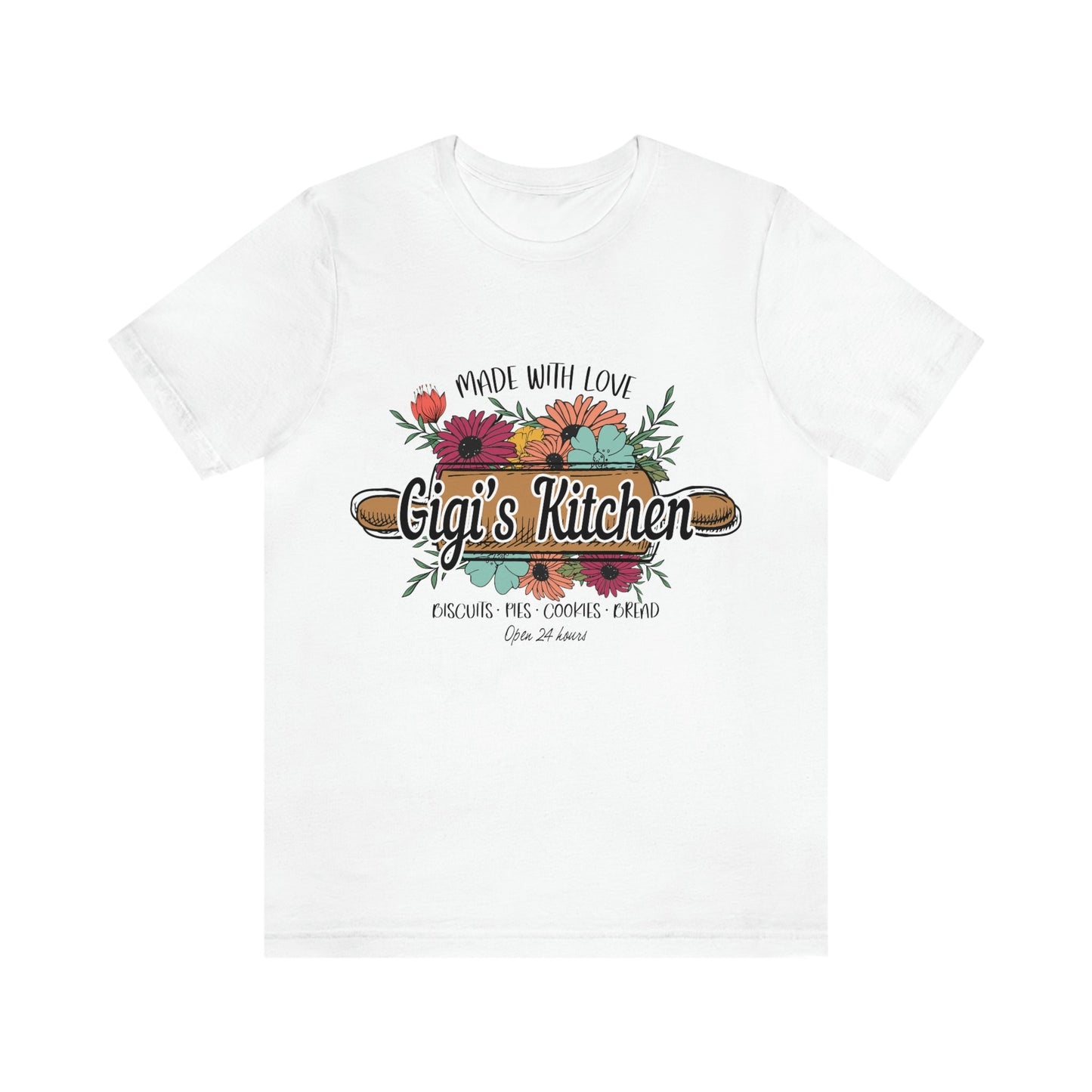 GIGI's Kitchen Jersey Short Sleeve Tee, Mother's Day gift, Birthday Gift, Gigi Shirt, Gigi Birthday, Gigi gift