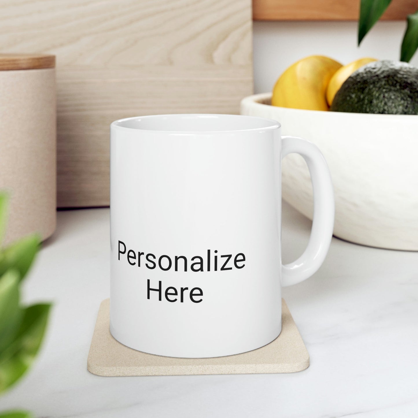 Personalized Blessed Grandma Leopard and Sunflower Ceramic Mug 11oz, Grandma Gift, Mother's Day gift, Granny gift, Mother's Day