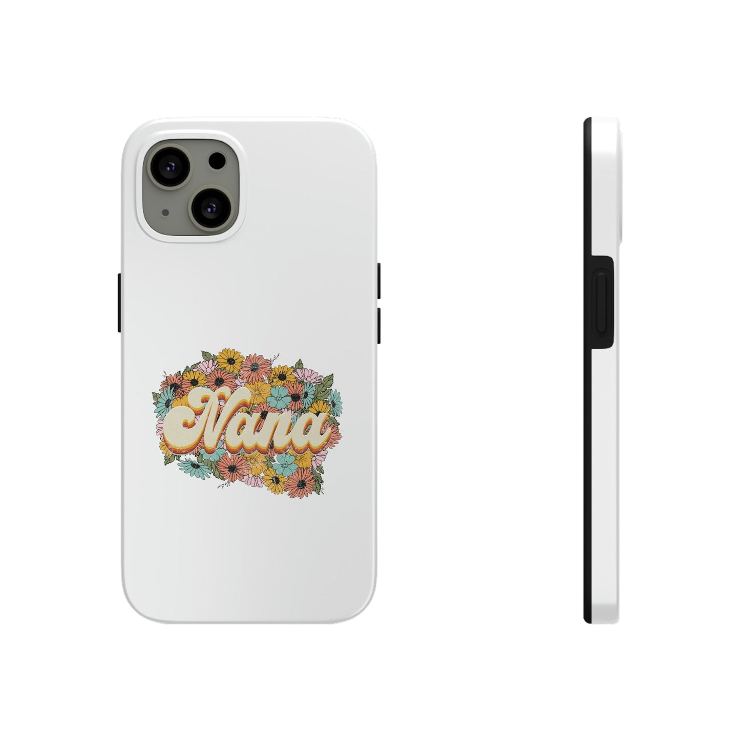Retro Nana Flowered Tough Phone Cases, Case-Mate, Mother's Day, Mother's Day gift, Birthday gift, Nana gift
