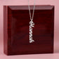 Signature Name Necklace Vertical
