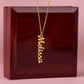 Signature Name Necklace Vertical