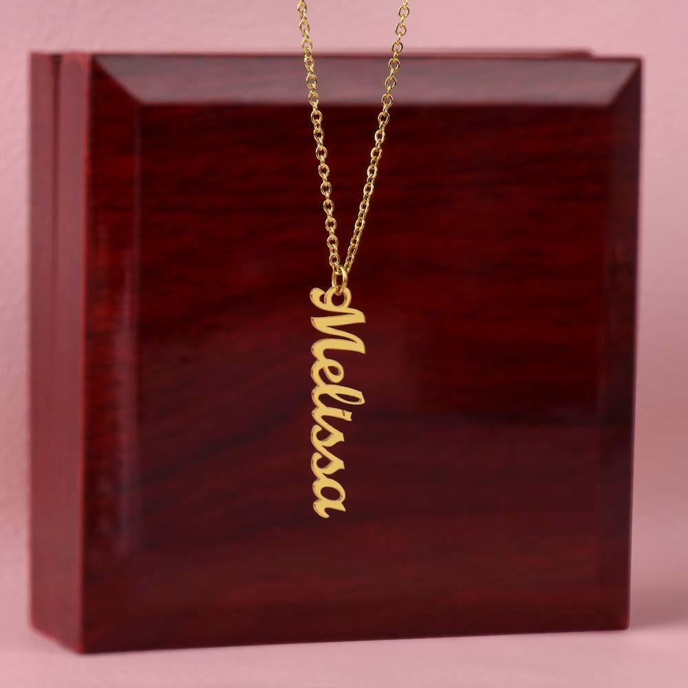 Signature Name Necklace Vertical