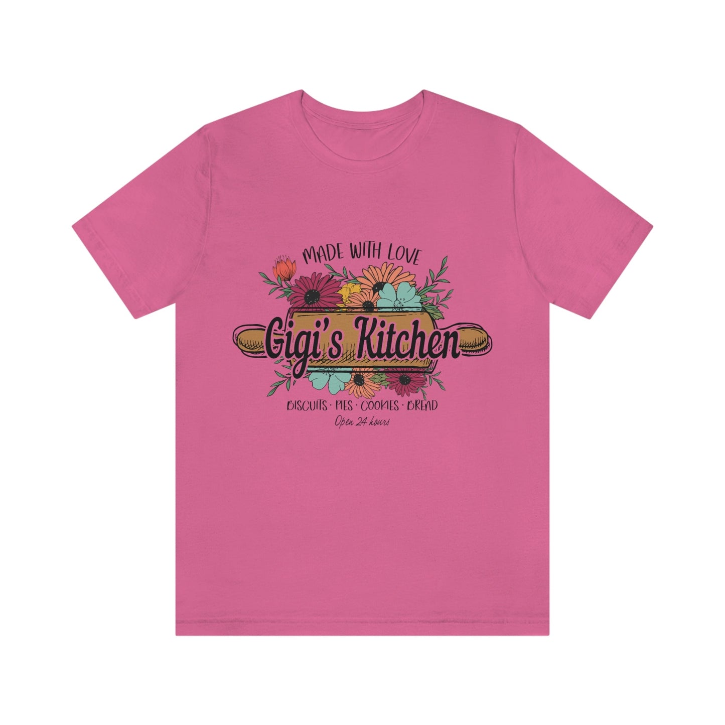 GIGI's Kitchen Jersey Short Sleeve Tee, Mother's Day gift, Birthday Gift, Gigi Shirt, Gigi Birthday, Gigi gift